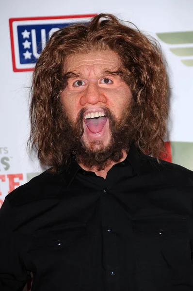 GEICO Caveman at VH1 Divas Salute The Troops, Marine Corps Air Station Mir — Stock Photo, Image