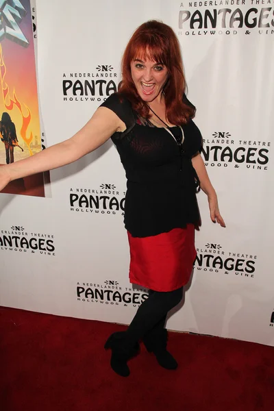 Julie Brown at the "Rock Of Ages" Opening Night, Pantages Theater, Hollywo — Stock Photo, Image