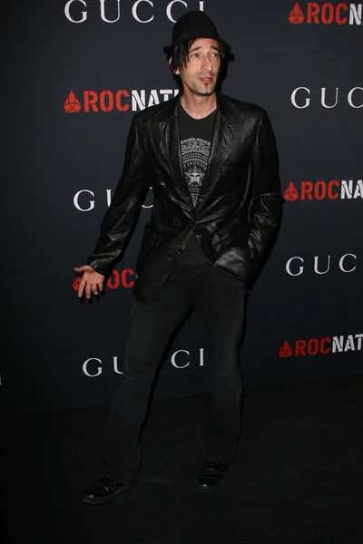 Адриен Броди на ранче Gucci and Rocnation Private Pre Grammy, Sco House, Лос-Анджелес, Калифорния. 02-12-11 — стоковое фото