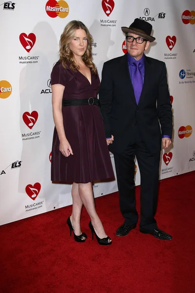 Diana Krall and Elvis Costello — Stock Photo, Image