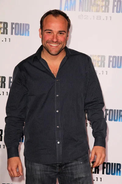 David DeLuise en el estreno mundial "I Am Number Four", Village Theater, W —  Fotos de Stock