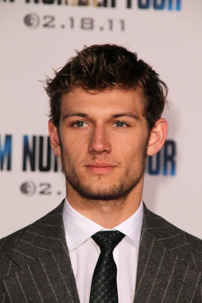 Alex Pettyfer at the I Am Number Four World Premiere, Village Theater, Westwood, CA. 02-09-11 — Stock Photo, Image