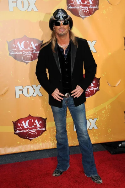 Bret michaels bei den amerikanischen country awards 2010 ankünfte, mgm grand hote — Stockfoto