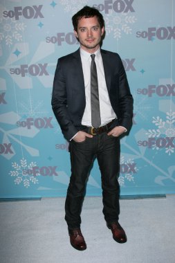 Elijah wood 2011 fox kış all-star parti, villa sorriso, pasadena