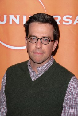 Ed Helms at the NBC Universal Press Tour All-Star Party, Langham Huntingt