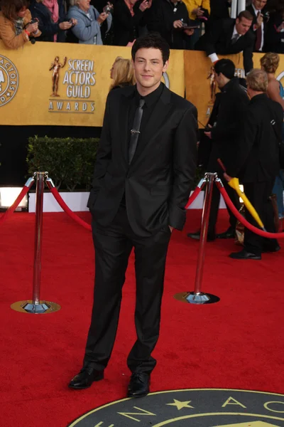 Cory Monteith en los 17º Premios Anuales del Sindicato de Actores de Pantalla, Shrine Audito — Foto de Stock