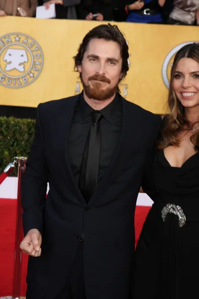 Christian Bale al diciassettesimo premio annuale Screen Actors Guild Awards, Shrine Audit — Foto Stock