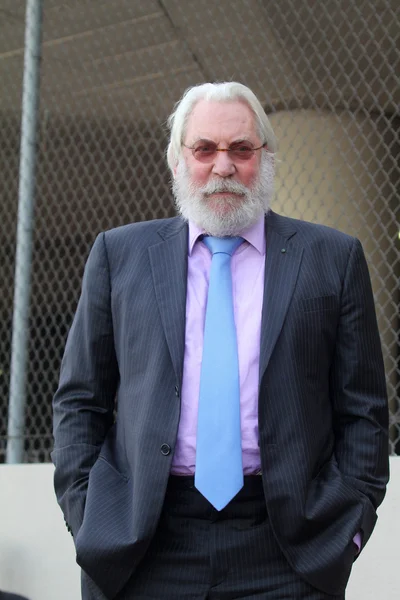 Donald sutherland beim donald sutherland star auf dem hollywood walk of — Stockfoto