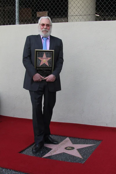 Donald Sutherland na Estrela Donald Sutherland na Calçada de Hollywood de F — Fotografia de Stock
