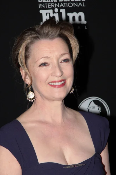 Lesley Manville en el Festival de Cine de Santa Barbara Premio Virtuosos, Arling —  Fotos de Stock