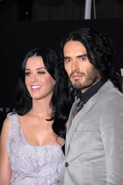 Katy Perry y Russell Brand — Foto de Stock