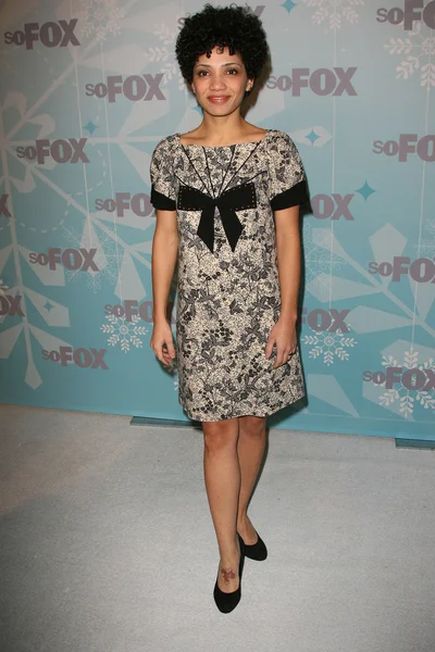 Jasika Nicole en el 2011 FOX Invierno All-Star Party, Villa Sorriso, Pasade — Foto de Stock