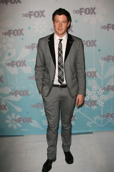 Cory Monteith na FOX Winter All-Star Party de 2011, Villa Sorriso, Pasade — Fotografia de Stock