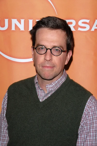 Ed Helms na NBC Universal Press Tour All-Star Party, Langham Huntingt — Fotografia de Stock