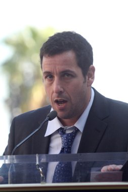 adam sandler adam sandlers yıldızı hollywood yürüyüşte şöhret töreni, hollywood, ca. 02-01-11