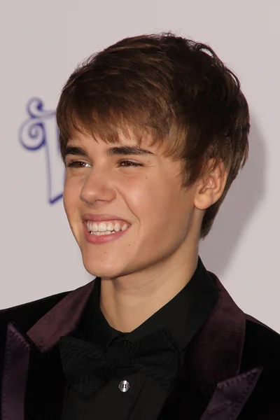 Justin Bieber at the "Justin Bieber: Never Say Never" Los Angeles Premiere — Stock Photo, Image