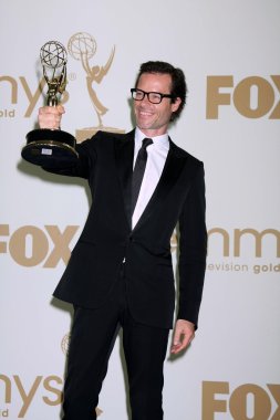 Guy Pearce at the 63rd Primetime Emmy Awards Press Room, Nokia Theatre, Lo