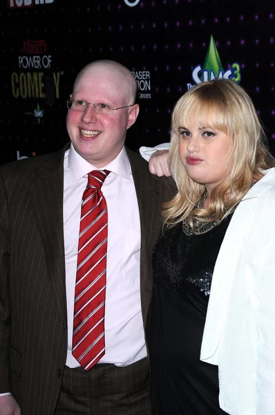 Matt Lucas and Rebel Wilson at Variety's 1st Annual Power Of Comedy Event, — 图库照片