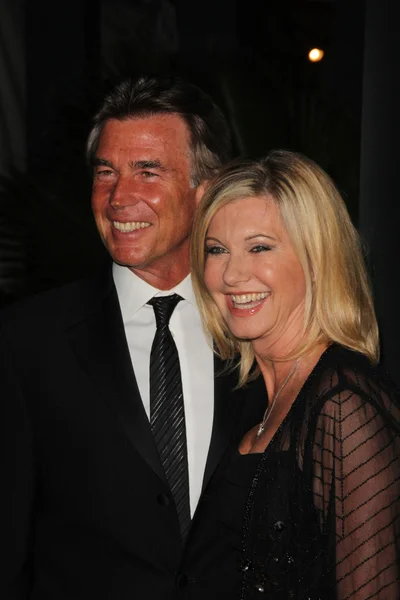 John Easterling y Olivia Newton John en el G 'Day USA Australia Week 201 —  Fotos de Stock