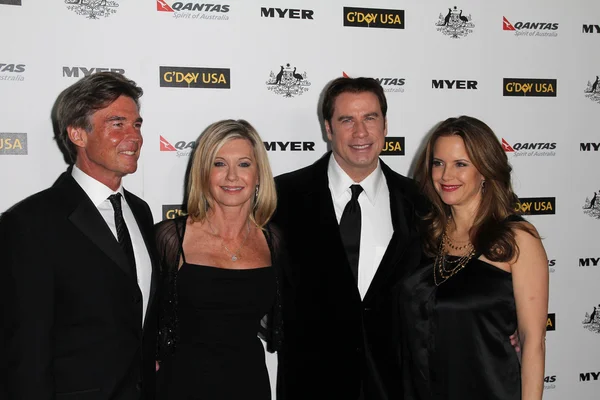 John Easterling, Olivia Newton John, John Travolta, Kelly Preston al G — Foto Stock