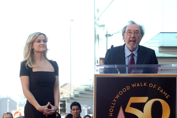 Reese Witherspoon and James L. Brooks — Stock Photo, Image