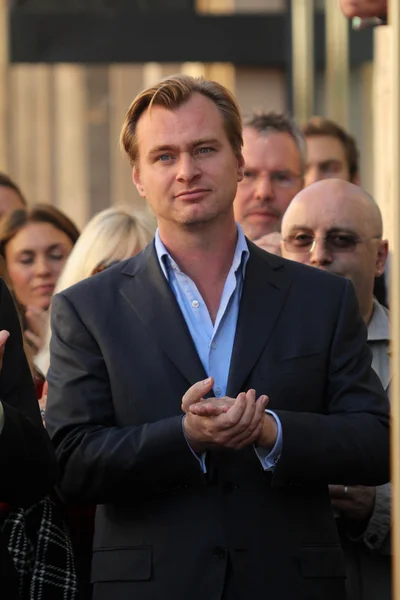 Christopher Nolan at Hans Zimmer Honored With Star On The Hollywood Walk O — Stock fotografie