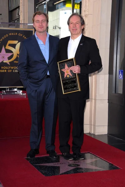 Christopher Nolan et Hans Zimmer à Hans Zimmer honorés avec Star On The — Photo
