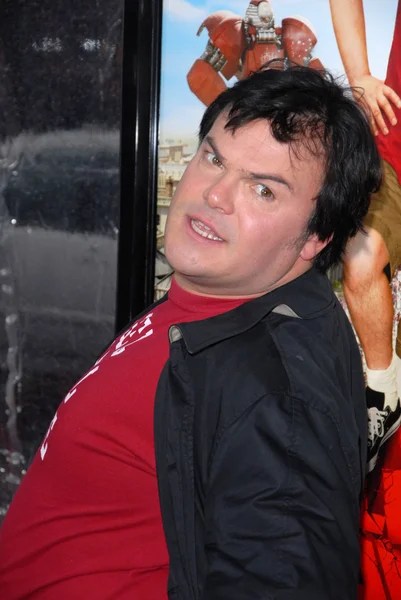 Jack Black bei der Los-Engel-Premiere von "Gullivers Reisen", China. — Stockfoto