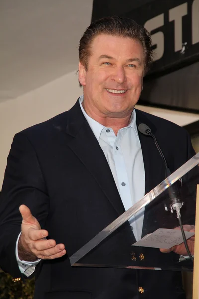 Alec Baldwin at Alec Baldwins Star on the Hollywood Walk of Fame Ceremony, Hollywood, CA. 02-14-11 — Stock Photo, Image