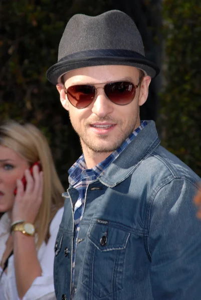 Justin Timberlake en el "Oso Yogui" estreno en Los Ángeles, Village Theater —  Fotos de Stock