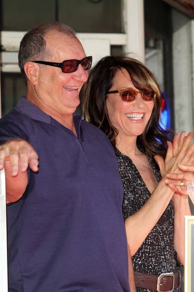 Ed O'Neill, Katy Segal at the Ed O'Neill Hollywood Walk Of Fame Induction — 图库照片
