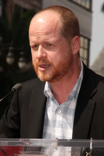 Joss Whedon at trhe Neil Patrick Harris Hollywood Walk of Fame Star Ceremo — Stockfoto