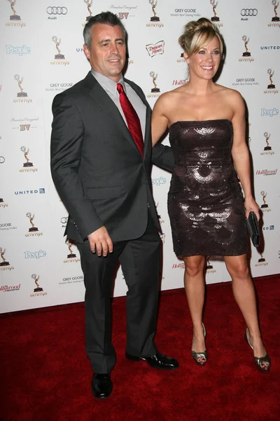 Matt LeBlanc, Andrea Anders at the 63rd Primetime Emmy Awards Performers N — ストック写真