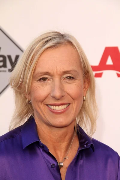 Martina Navratilova bij de AARP movies for Grownups Premiere van "The Way," — Stockfoto