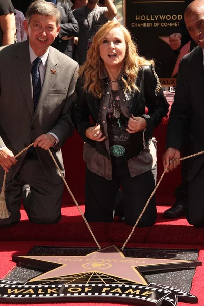 Melissa Etheridge at trhe Melissa Etheridge Star on The Hollywood Walk of — Stock Photo, Image