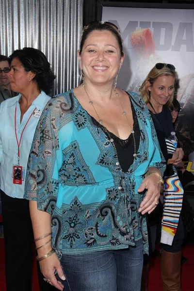 Camryn manheim på "riktiga stål" världspremiär, gibson amphitheater, FN: s — Stockfoto