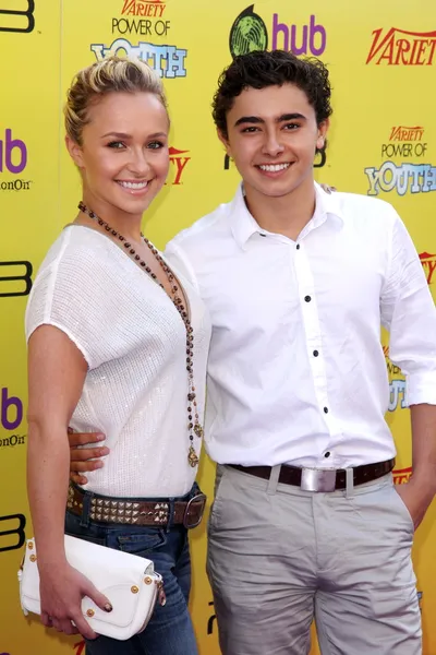 Hayden Panettiere ve kardeşi Jansen Panettiere, çeşitli'nın 5 yıllık Po