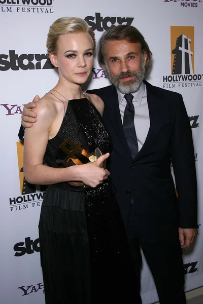 Carey Mulligan, Christoph Waltz at the 15th Annual Hollywood Film Awards G — Stock Photo, Image