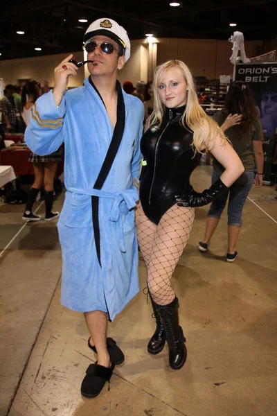 Cosplayers at Long Beach Comic and Horror Con, Long Beach Convention Cente — Stockfoto