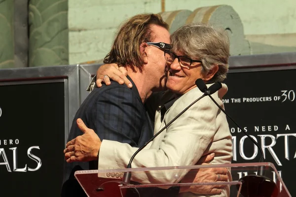 Mickey Rourke, Eric Roberts — Fotografia de Stock