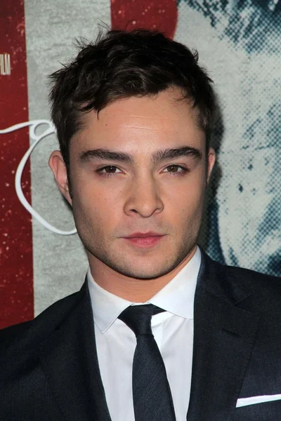 Ed Westwick no Festival da AFI 2011 Estreia de Gala Noturna de Abertura de "J. Edgar , — Fotografia de Stock