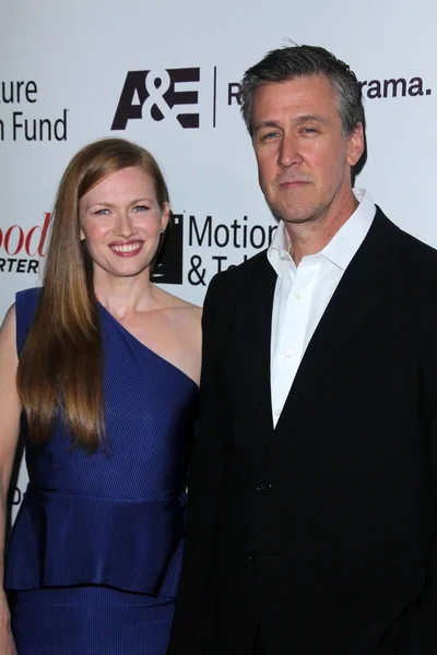 Mireille Enos, Alan Ruck at "Reel Stories - Real Lives," — Stock Photo, Image