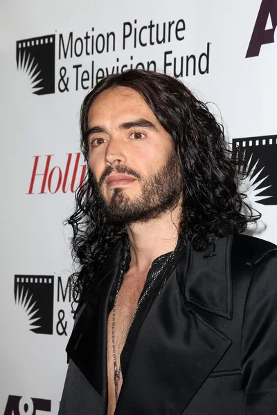 Russell Brand at "Reel Stories - Real Lives", Milk Studios, Hollywood — стоковое фото