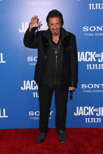 Al Pacino en el estreno mundial "Jack and Jill", Teatro Village, Westwood —  Fotos de Stock