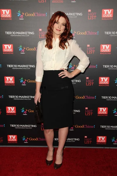 Alexandra breckenridge tv guide dergisi yıllık etkin liste partisi — Stok fotoğraf