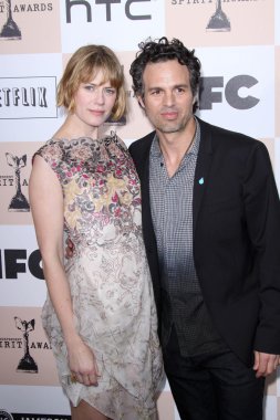Mark Ruffalo and wife Sunrise Coigney at the 2011 Film Independent Spirit