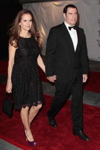 Kelly Preston and John Travolta at the Academy of Motion Picture Arts And Sciences 3rd Annual Governor Awards, Hollywood and Highland Center, Hollywood, CA 11-12-11 — стоковое фото
