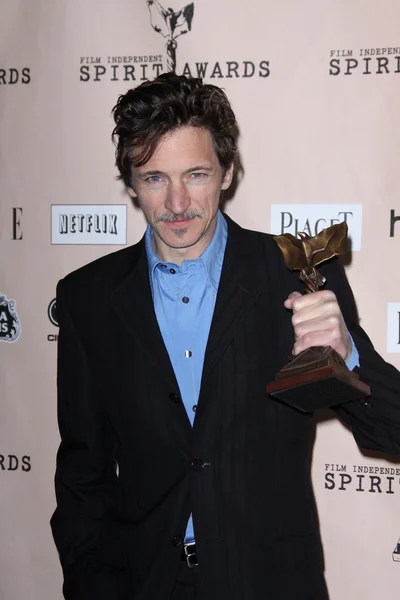 Джон Хоукс на церемонии вручения премии Film Independent Spirit Awards 2011 в Санта-Монике — стоковое фото