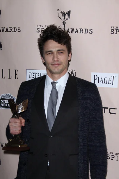 James Franco at the 2011 Film Independent Spirit Awards, Santa Monica Beac — Stock fotografie