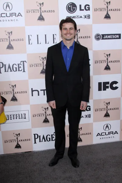 Jason Ritter at the 2011 Film Independent Spirit Awards, Santa Monica Beac — Stock Photo, Image